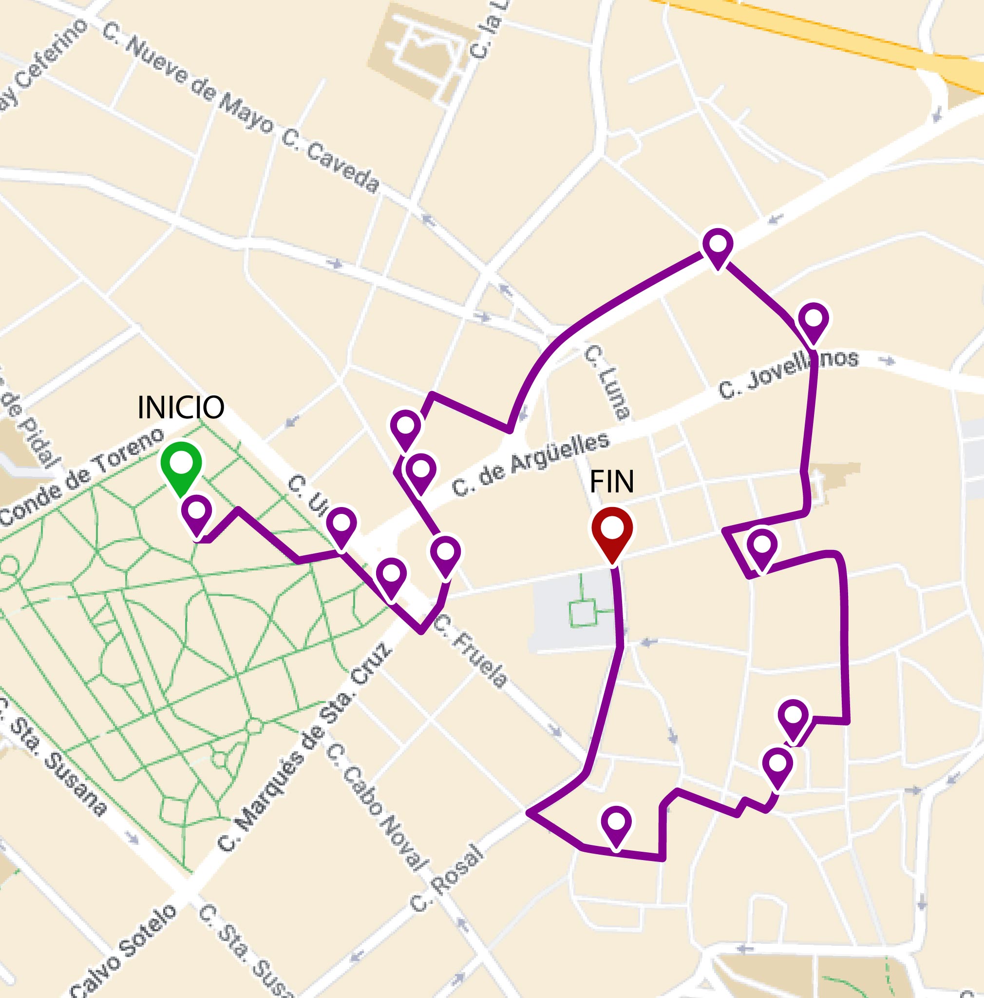 mapa ruta personalidades